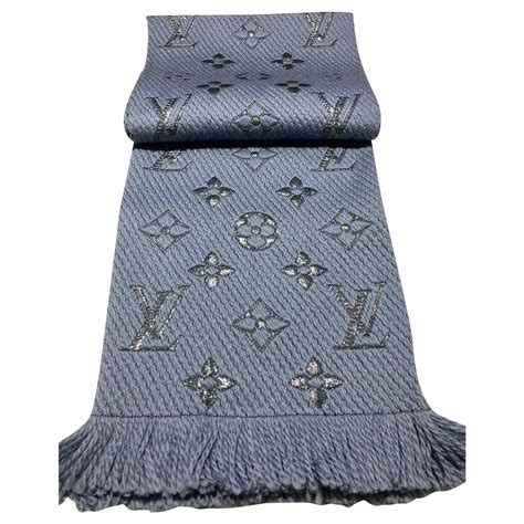 louis vuitton schal blau silber|louis vuitton neo nate shawl.